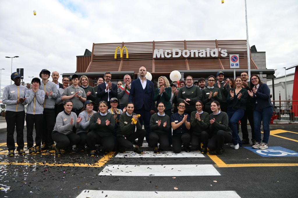 McDonald’s apre nel Bergamasco l’ottocentesimo ristorante in Italia